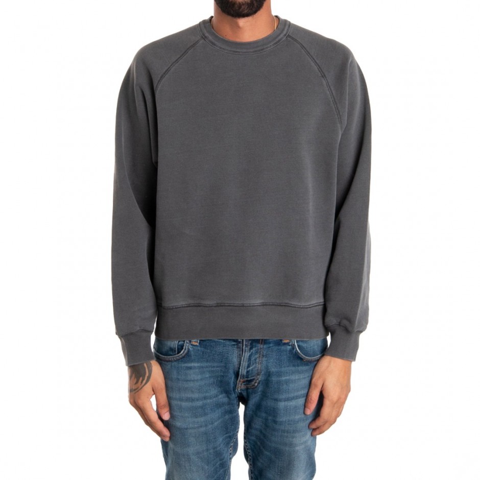 Carhartt WIP Taos Ανθρακί - Ανδρικό Φούτερ Με Λαιμόκοψη