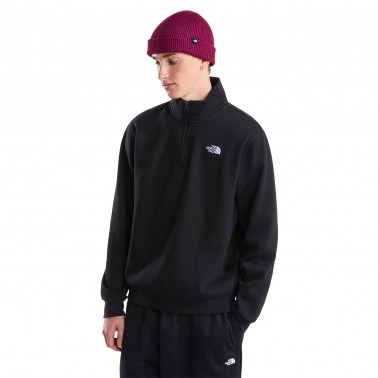Men's Sweatshirt Black - The North Face Evolution Simple Dome Regular 1/4 Zip