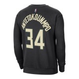 JORDAN MIL MNK FLC CREW N&N CTS ST DN9824-010 Black Image 0
