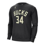 JORDAN MIL MNK FLC CREW N&N CTS ST DN9824-010 Black Image 
