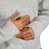 Ανδρική Πλεκτή Μπλούζα Γκρι - adidas Originals Trefoil Essentials Fully Knit Εικόνα 2
