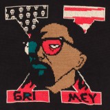 Ανδρικό Πλεκτό Πουλόβερ Μαύρο - Grimey Voodoo Child The Try Me Εικόνα 2