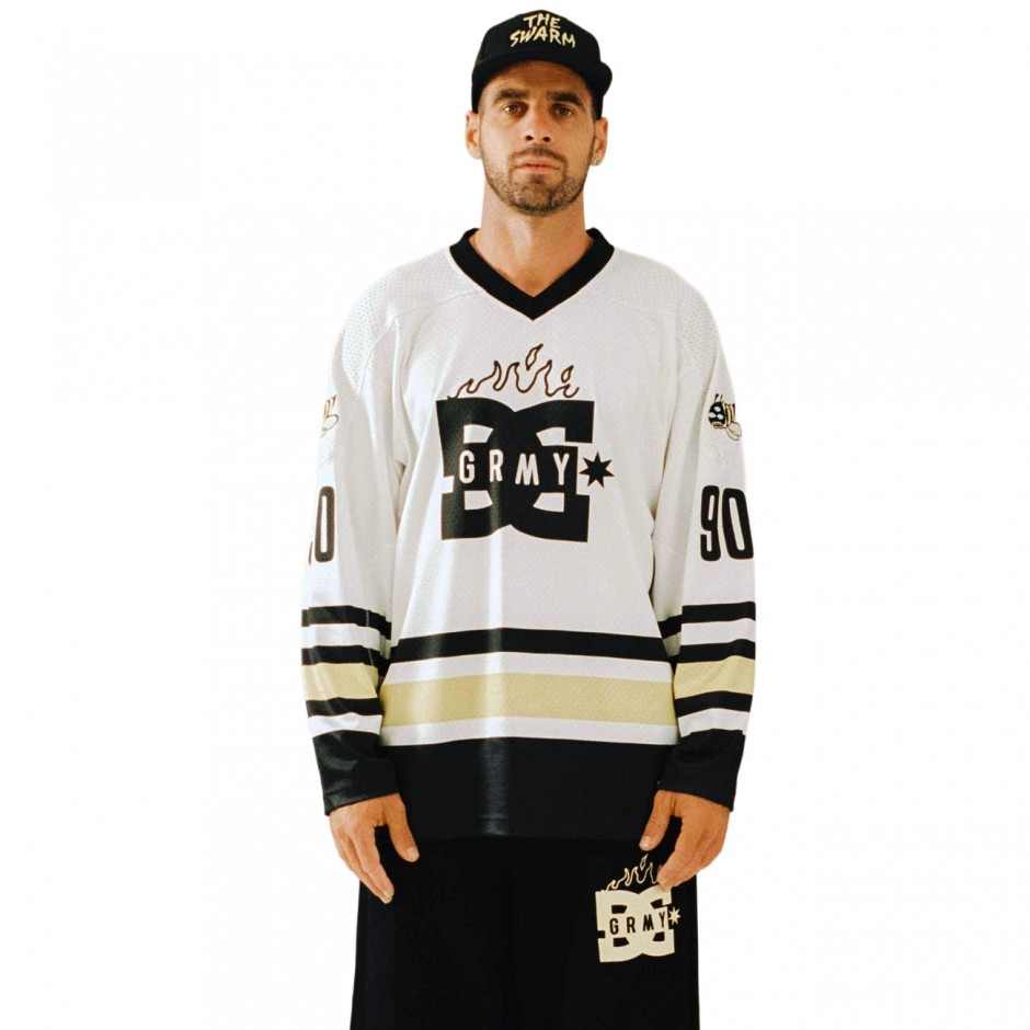 Unisex Μακρυμάνικη Μπλούζα Πολύχρωμη - Grimey The Swarm Dc Shoes Hockey