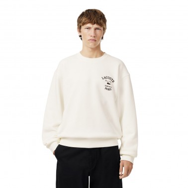 LACOSTE SWEATSHIRTS SH978570V Εκρού