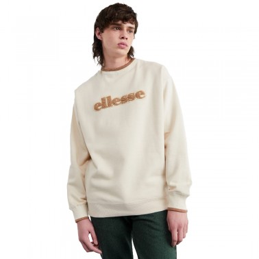 Ellesse Regno Εκρού - Ανδρικό Φούτερ Με Λαιμόκοψη