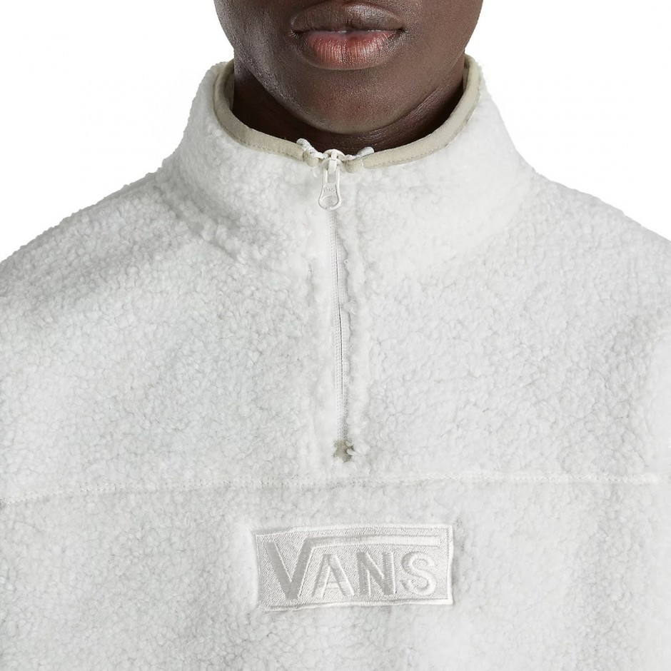 Ανδρική Μακρυμάνικη Μπλούζα Εκρού - Vans Boxed Sherpa