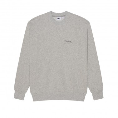 Men's Sweatshirt Grey - Obey Autograph