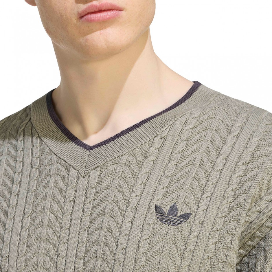 adidas Originals KNIT CRW KR9767 Καφέ
