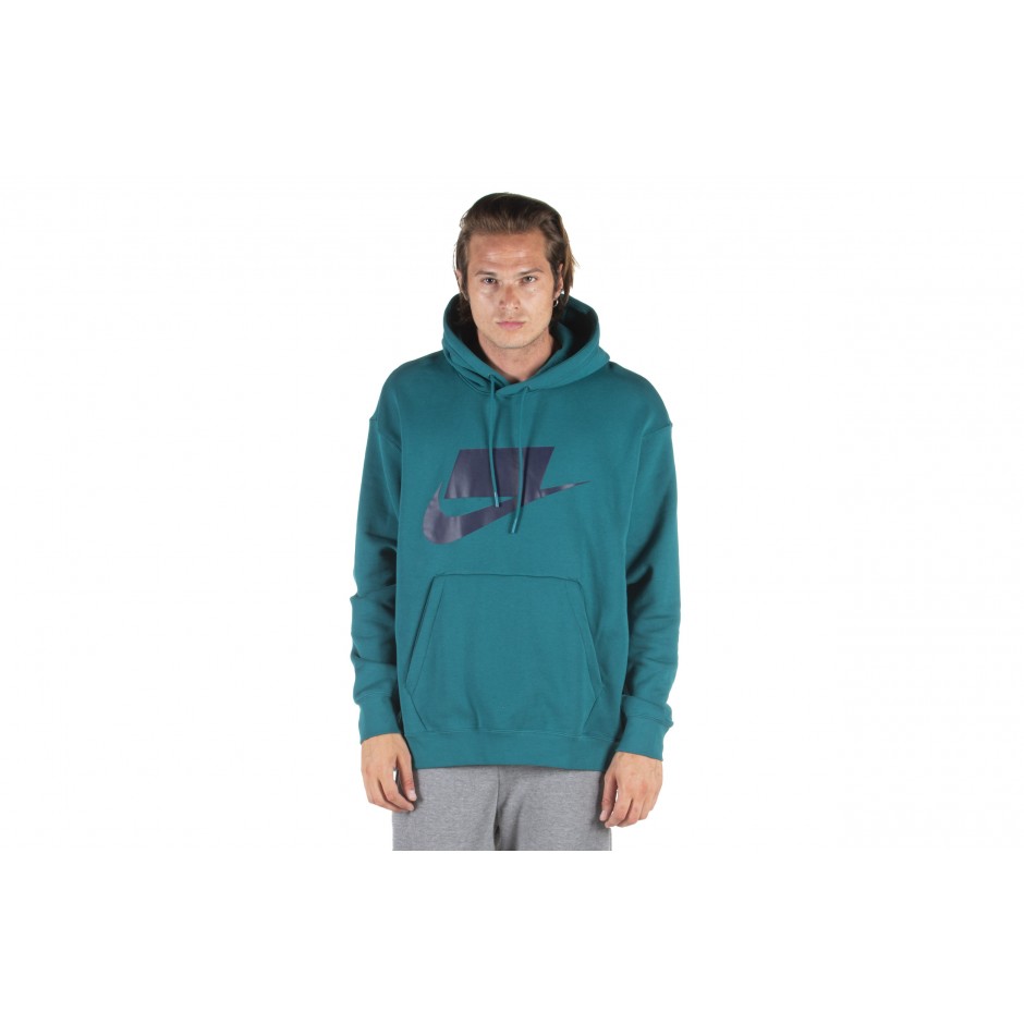 NIKE SPORTSWEAR NSW FRENCH TERRY PULLOVER HOODIE BV4540-381 Πετρόλ