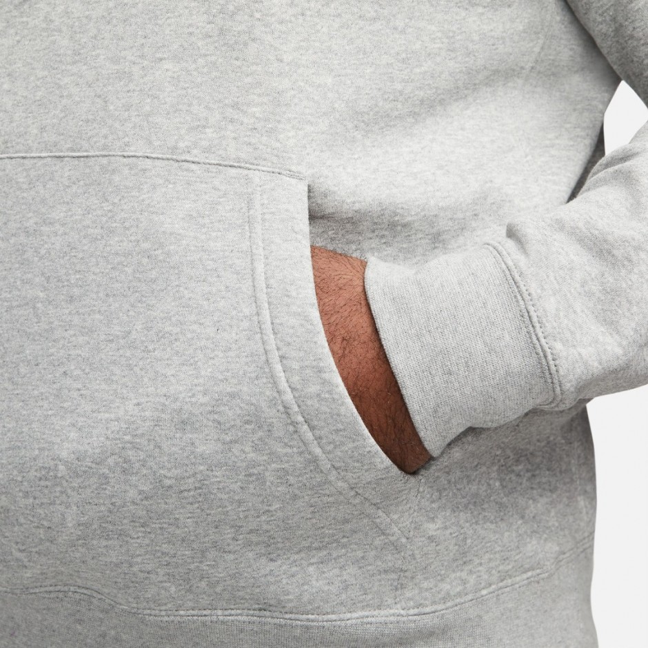 NIKE SPORTSWEAR CLUB FLEECE PULLOVER HOODIE BV2654-063 Grey