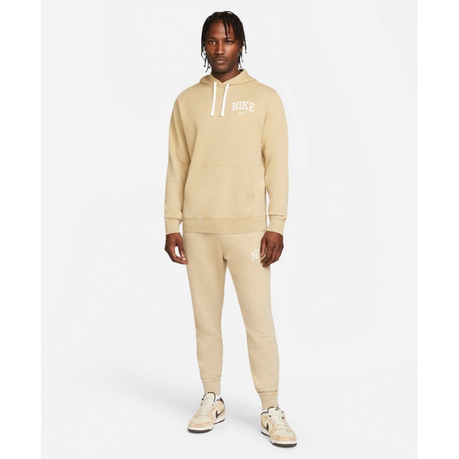 NIKE SPORTSWEAR ARCH MEN'S FRENCH TERRY PULLOVER HOODIE DC0721-297 Μπέζ
