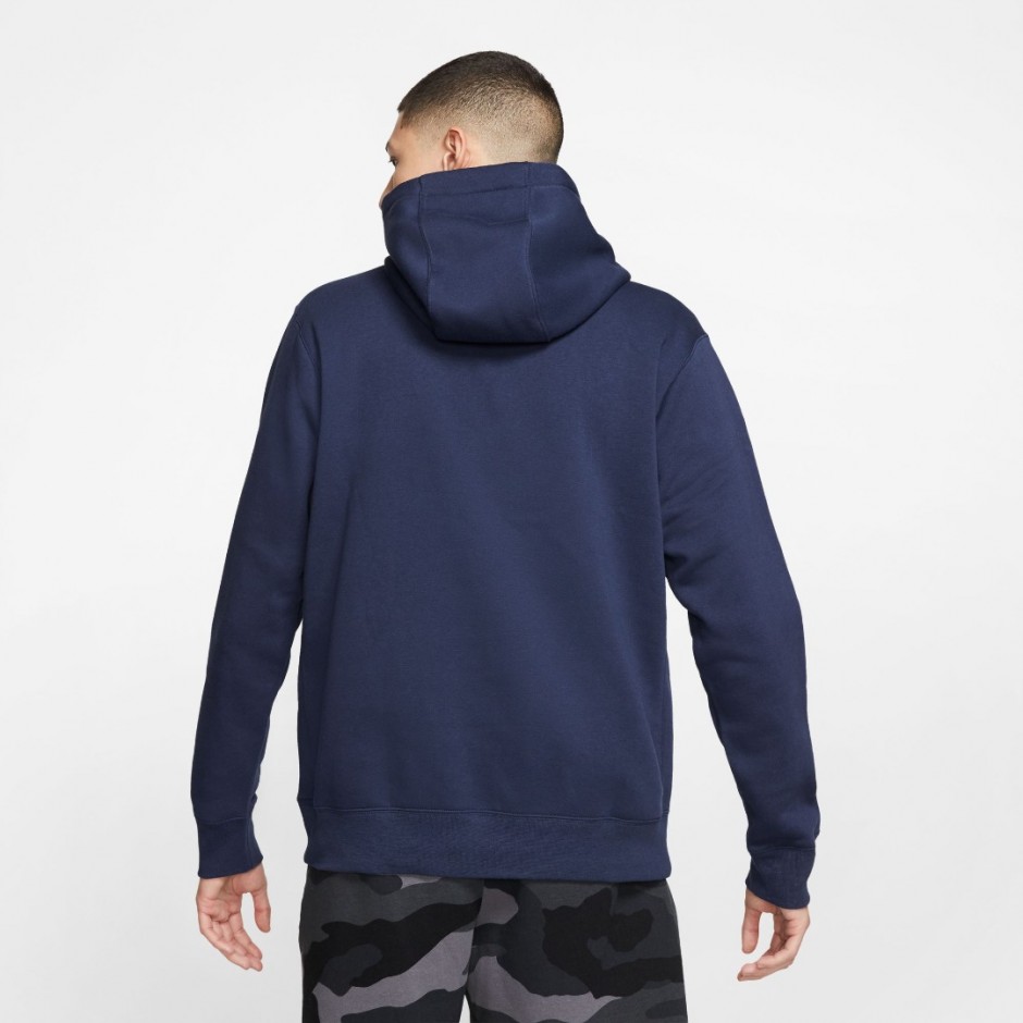 Nike Sportswear Club Fleece Μπλε - Ανδρική Μπλούζα Φούτερ 