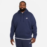 Nike Sportswear Club Fleece Μπλε - Ανδρική Μπλούζα Φούτερ  Εικόνα 4