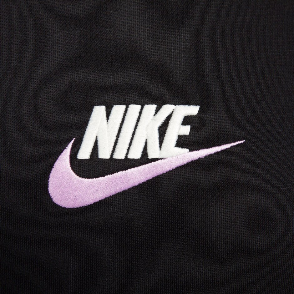 Nike Club Μαύρο - Ανδρική Μπλούζα Φούτερ 