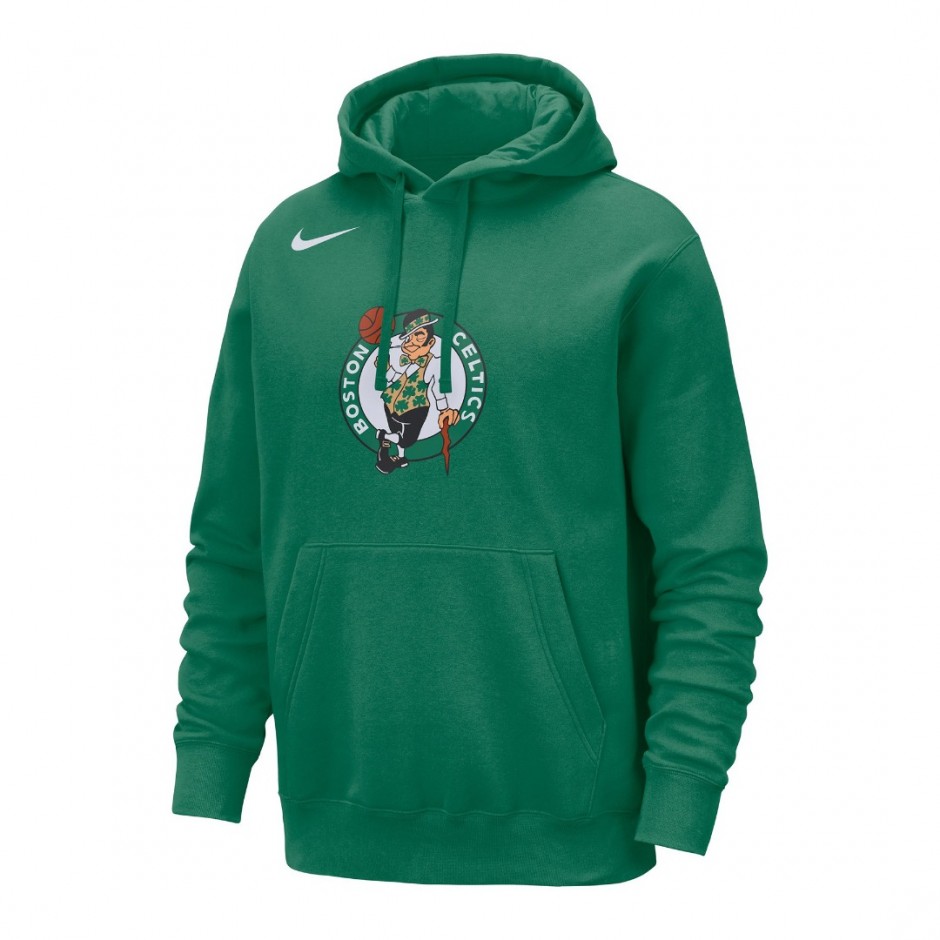 Nike Boston Celtics Club Πράσινο - Ανδρική Μπλούζα Φούτερ Μπάσκετ