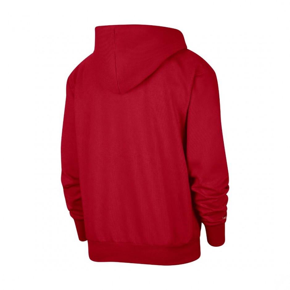 Nike Chicago Bulls Standard Issue Courtside Κόκκινο - Ανδρική Μπλούζα Φούτερ NBA
