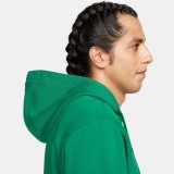Nike Club Fleece Πράσινο - Ανδρικό Φούτερ Με Κουκούλα Εικόνα 2