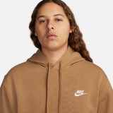 Ανδρικό Φούτερ Καφέ - Nike Sportswear Club Fleece Εικόνα 0