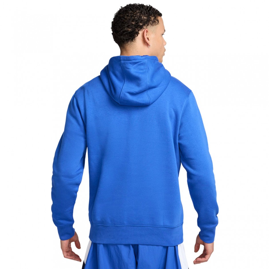 NIKE M NK CLUB BB PO HDY NSW GFX HJ2159-480 Royal Blue