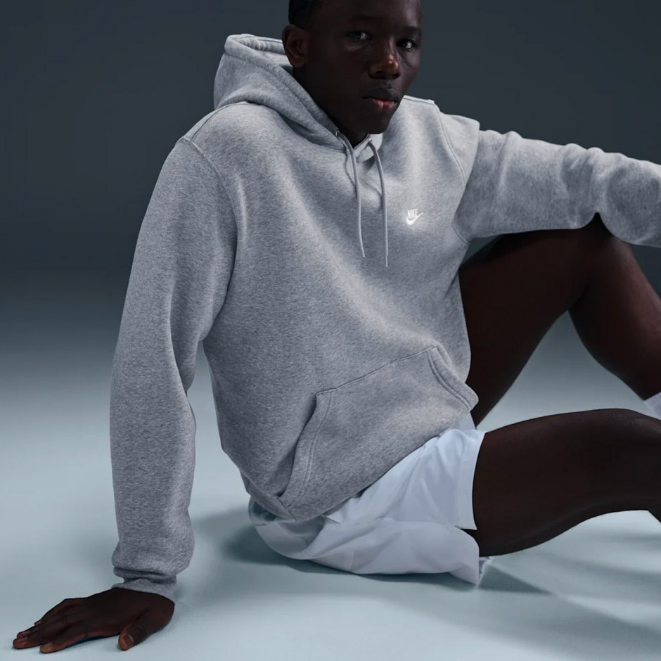 NIKE M NK CLUB HOODIE FN3859-063 Grey