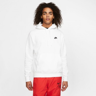 Ανδρικό Φούτερ Λευκό - Nike Sportswear Club Fleece 