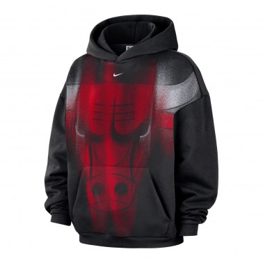 Ανδρικό Φούτερ NBA Μαύρο - Nike Chicago Bulls Standard Issue