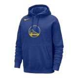 Nike Golden State Warriors Club Μπλε - Ανδρική Μπλούζα Φούτερ Μπάσκετ Εικόνα 