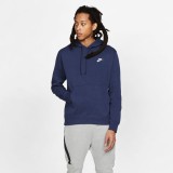 Nike Sportswear Club Fleece Μπλε - Ανδρική Μπλούζα Φούτερ  Εικόνα 