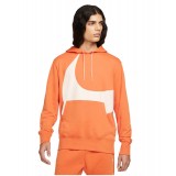 NIKE SPORTSWEAR SWOOSH PULLOVER HOODIE DH1027-808 Orange Image 