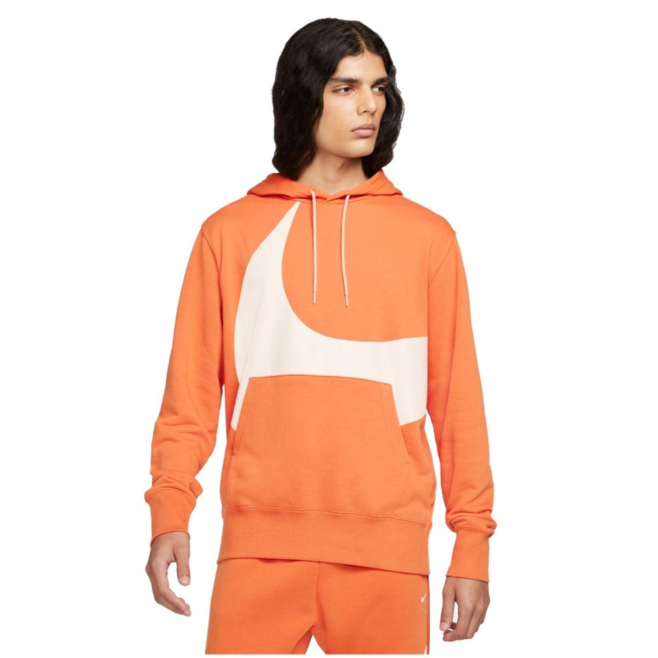 NIKE SPORTSWEAR SWOOSH PULLOVER HOODIE DH1027-808 Orange