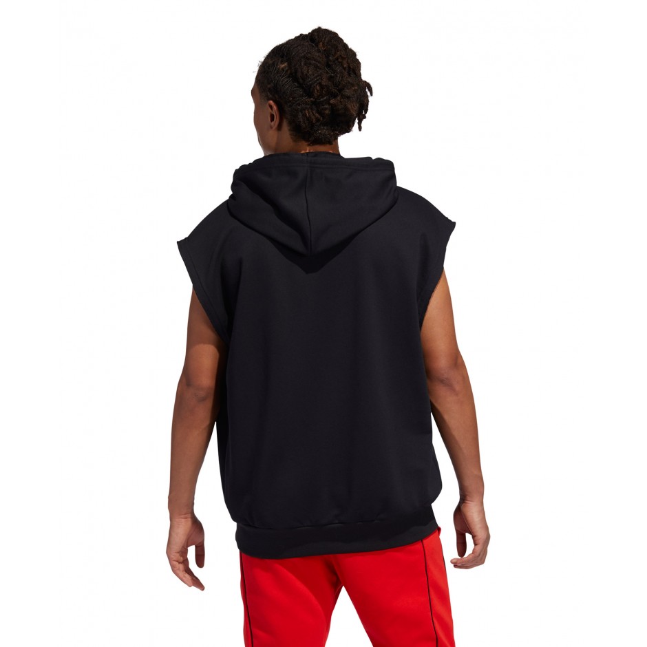 adidas Performance DM SS HOODIE FR5748 Μαύρο