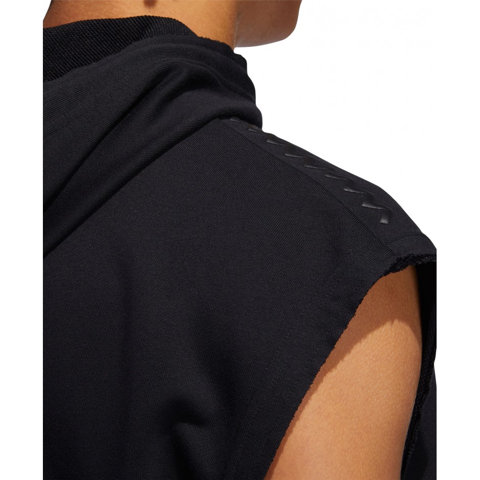 adidas Performance DM SS HOODIE FR5748 Μαύρο