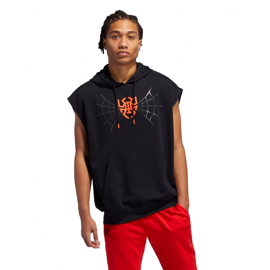 adidas Performance DM SS HOODIE FR5748 Μαύρο