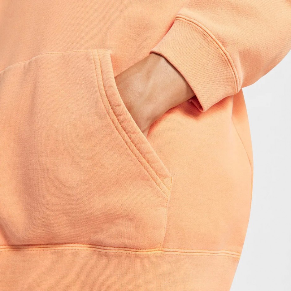Converse Go-To Sneaker Patch Loose Fit Πορτοκαλί - Ανδρικό Φούτερ Με Κουκούλα