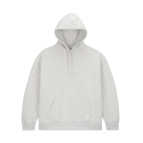 CONVERSE GOLD STANDARD LOOSE-FIT PULLOVER HOODIE 10025917-A02 Grey Image 5
