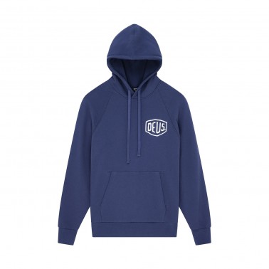 Men's Hoodie Blue - Deus Harajuku Address