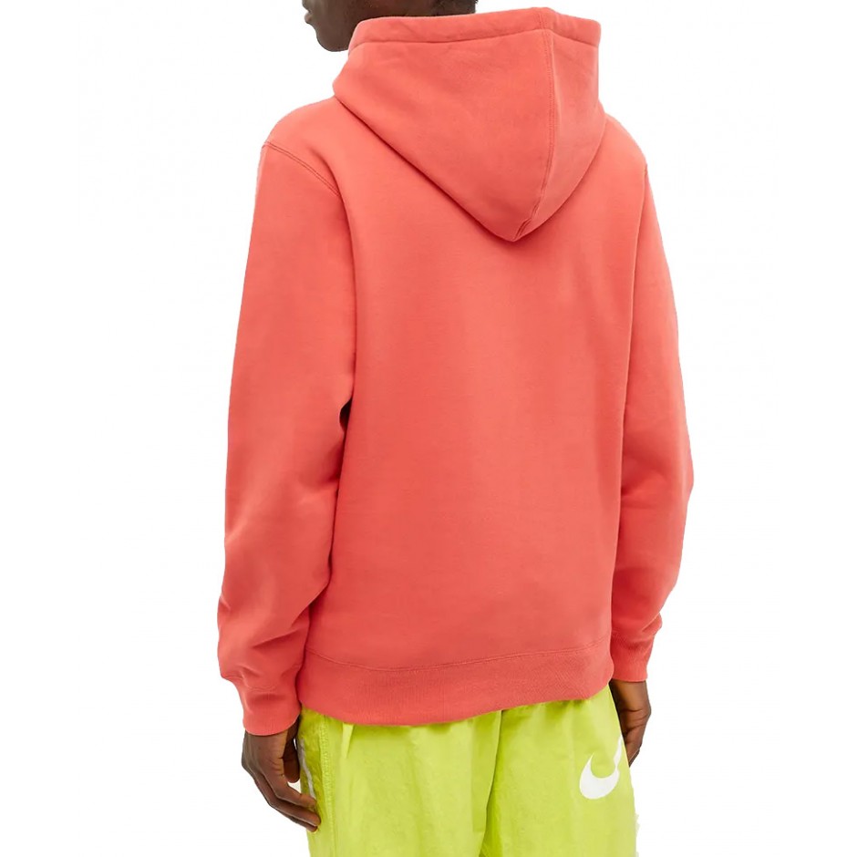 STUSSY STOCK LOGO APP. HOODIE 118391-PALE RED Κοραλί