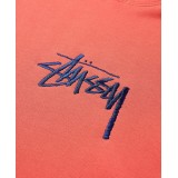STUSSY STOCK LOGO APP. HOODIE 118391-PALE RED Κοραλί Εικόνα 3