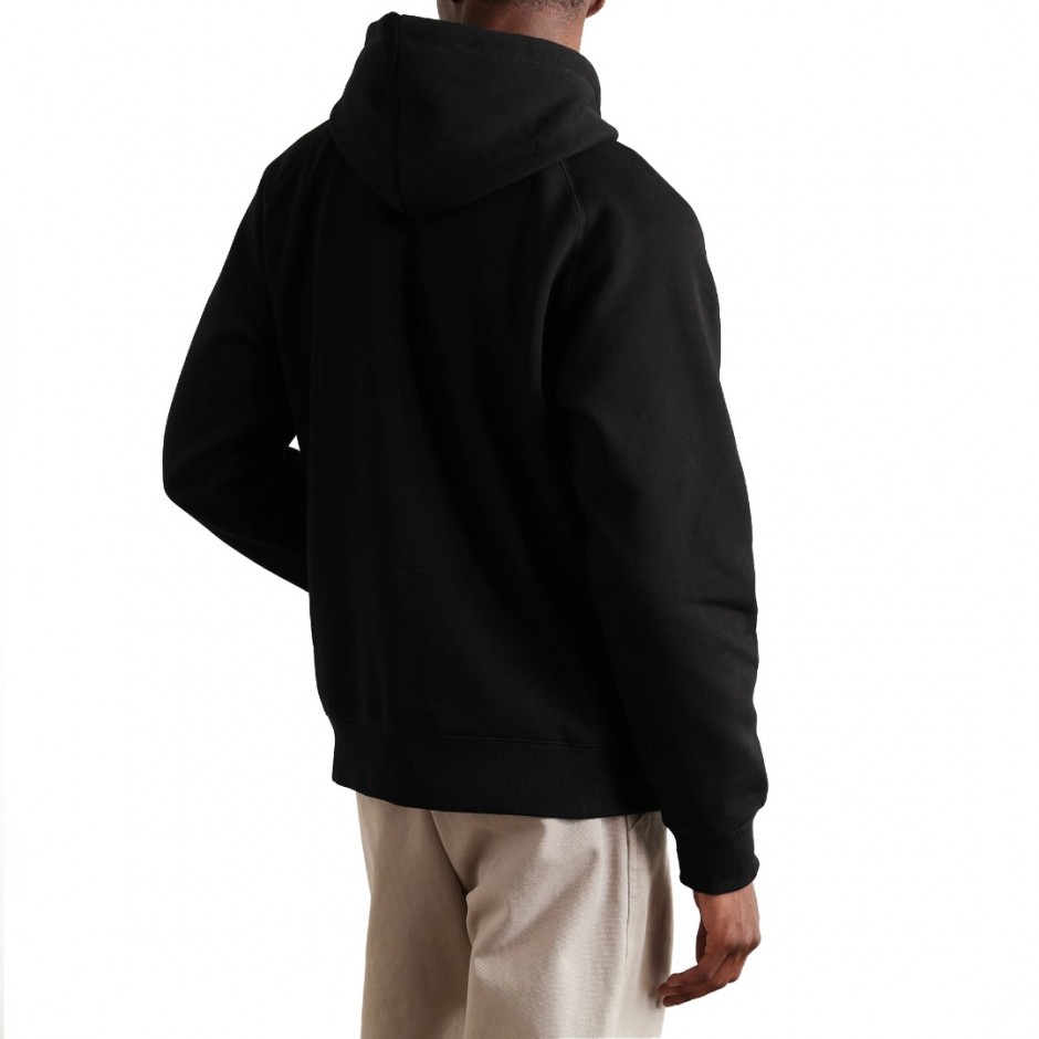 CARHARTT WIP HOODED CHASE SWEAT I033661-00FXX Black