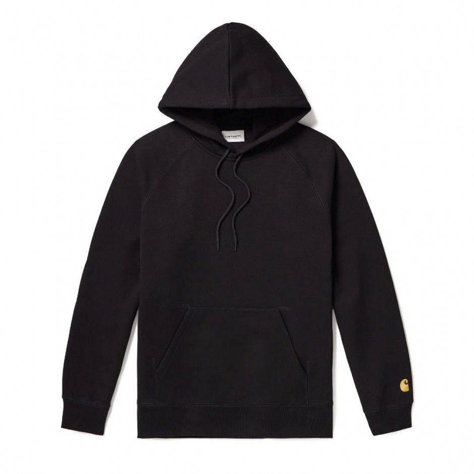 CARHARTT WIP HOODED CHASE SWEAT I033661-00FXX Black