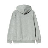 CARHARTT WIP HOODED CHASE SWEAT I033661-00MXX Grey Image 0