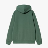 CARHARTT WIP HOODED SCRIPT EMBROIDERY SWEATSHIRT I033658-00XXX Coal Image 2