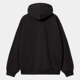 CARHARTT WIP HOODED BROWN DUCKS SWEATSHIRT I033930-89XX Black Image 0
