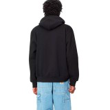 CARHARTT WIP HOODED SWEAT I030547-0D2XX Black Image 0