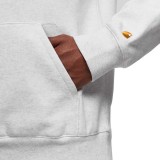 CARHARTT WIP HOODED CHASE SWEATSHIRT I033661-00J XX Grey Image 1