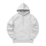 CARHARTT WIP HOODED CHASE SWEATSHIRT I033661-00J XX Grey Image 2