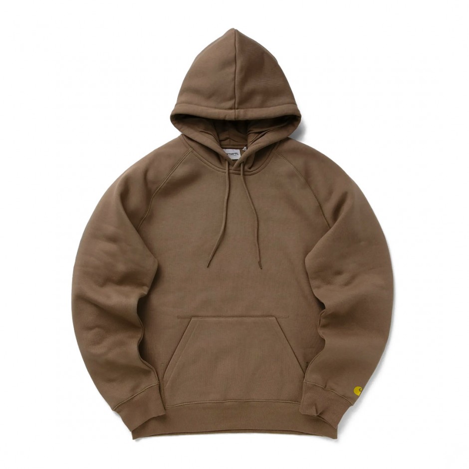 CARHARTT WIP HOODED CHASE SWEATSHIRT I033661-218XX Brown
