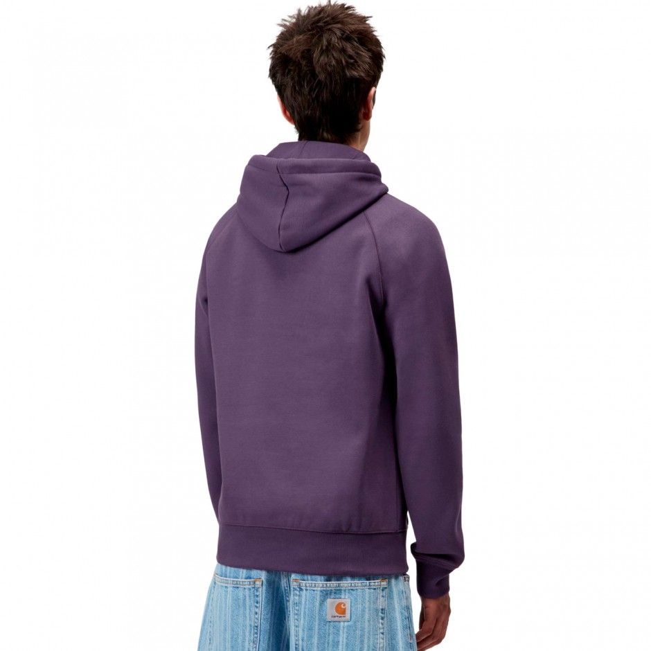 CARHARTT WIP HOODED CHASE SWEAT I033661-37YXX Purple