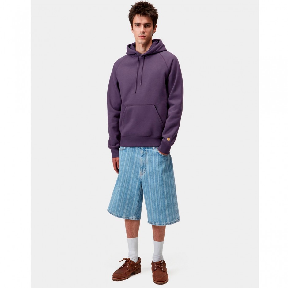 CARHARTT WIP HOODED CHASE SWEAT I033661-37YXX Purple