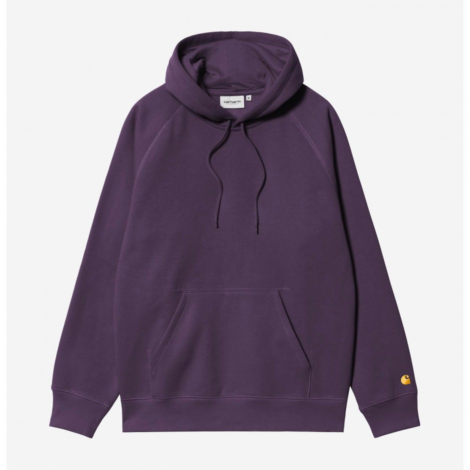 CARHARTT WIP HOODED CHASE SWEAT I033661-37YXX Purple